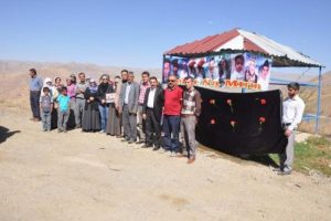Ge&ccedil;itli patlamasında &ouml;lenler i&ccedil;in anma t&ouml;reni