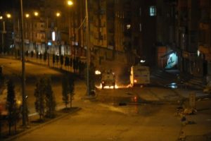 Hakkari'de olaylı gece