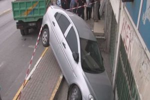 Akıl almaz kaza