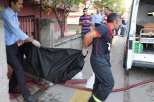 18 aylık bebek yanarak can verdi!...