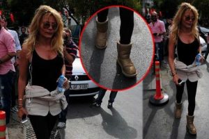 Seray Sever terletti!