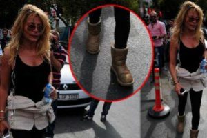 Seray Sever terletti....