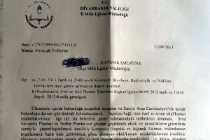 Kimyasal saldırıya karşı okullar uyarıldı
