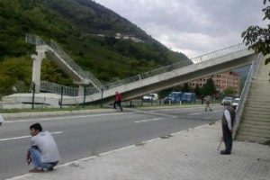 Trabzon'da &uuml;st ge&ccedil;it &ccedil;&ouml;kt&uuml;