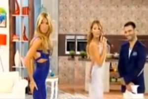 Canlı yayında popo muhabbeti!