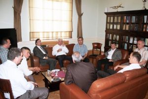 Başkan meslektaşlarını ağırladı