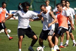 Beşiktaş taktik &ccedil;alıştı