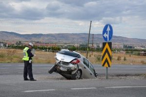 Kazan'da trafik kazası: 2 yaralı