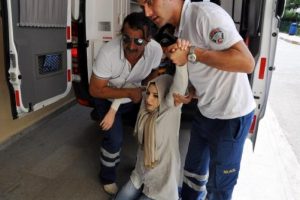 Hastaneye getirilene kadar dayanabildi