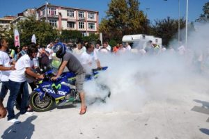 Organ bağışına motosikletli farkındalık