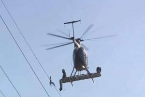 Bu da helikopterli martı kurtarma operasyonu