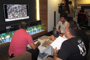 Sahaya giren taraftar b&ouml;yle tespit edildi