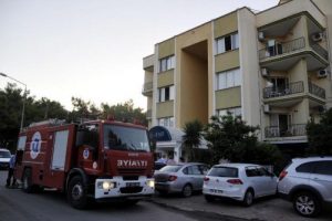 Otelde yangın paniği