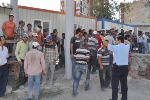 Terminalde korkutan yangın