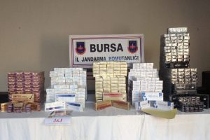 Bursa'da sigara operasyonu