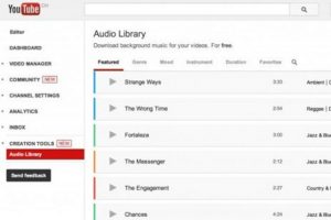 Youtube'dan m&uuml;zik kitaplığı