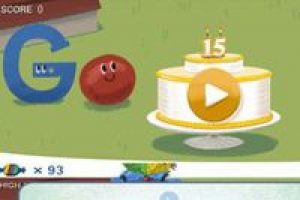 Google 15. doğum g&uuml;n&uuml;n&uuml; pinata oyunuyla kutluyor
