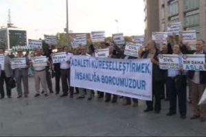28 Şubat mağduru askerler eylem yaptı