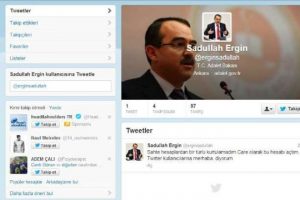 Adalet Bakanı "mecburen" Twitter'da