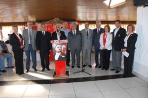 Mudanya CHP Belediye Başkan adayları vitrine &ccedil;ıktı