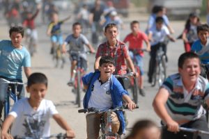 Spora teşvik i&ccedil;in pedal &ccedil;evirdiler