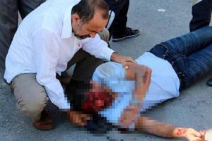Polisi g&ouml;r&uuml;nce kaza yaptı