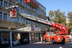 İtfaiye haftası tatbikatla kutlandı