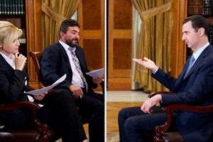 Halk TV, Esad ile r&ouml;portaj yaptı
