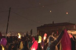 Ferit Gedik i&ccedil;in dilek balonu u&ccedil;urdular