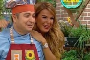 Tırtıl g&ouml;ren &Ouml;zlem Yıldız'ın panik dolu anları