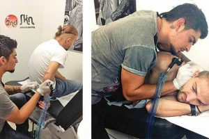 Caner ve eşinin d&ouml;vme tutkusu