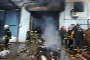 Bursalı işadamının kalbi yangına dayanamadı