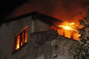 Safranbolu'da korkutan yangın
