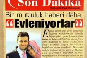 Gazete değil d&uuml;ğ&uuml;n davetiyesi