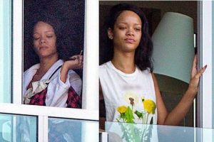 Rihanna yorgunluğa yenik d&uuml;şt&uuml;