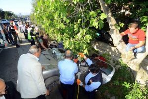 Bayram tatili yolunda kaza