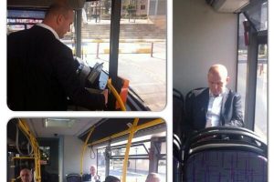 Erdoğan'ın sağkolu İETT otobüsünde