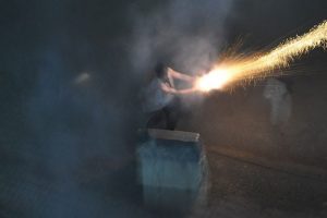 AK Parti İl Başkanlığına molotoflu saldırı