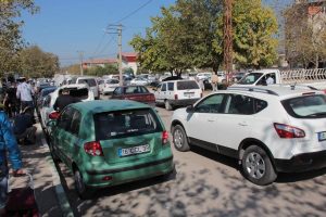Bursa'da kurbanlık yolunda trafik &ccedil;ilesi