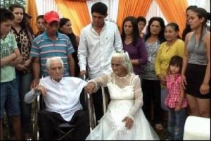 Gelin 99, damat 100 yaşında