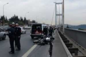K&ouml;pr&uuml;'de kaza: 1 polis şehit oldu