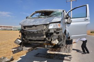 Akıncılar'da trafik kazası: 3 yaralı