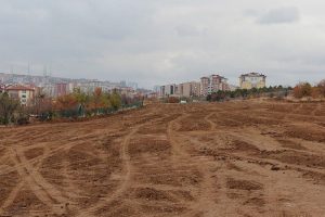 ODT&Uuml; arazisinde yol &ccedil;alışmaları s&uuml;r&uuml;yor