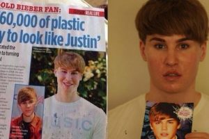 Justin Bieber'e benzemek i&ccedil;in 100 bin dolar harcadı