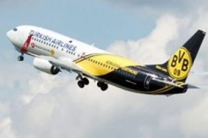 Dortmund'da T&uuml;rk Hava Yolları r&ouml;tarı