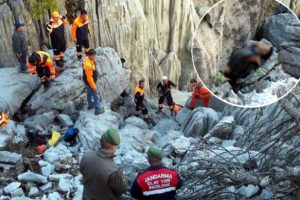 Ke&ccedil;isini kurtarmak isterken canından oldu