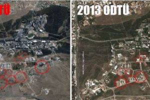 Uydu g&ouml;r&uuml;nt&uuml;leriyle ODT&Uuml; a&ccedil;ıklaması