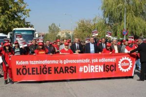 Kıdem tazminatı eylemi