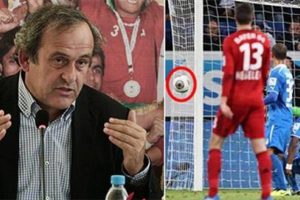 Platini kale &ccedil;izgisine karşı