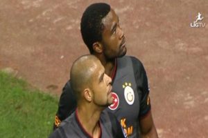 G.Saraylı futbolcuların ilgin&ccedil; gol sevinci